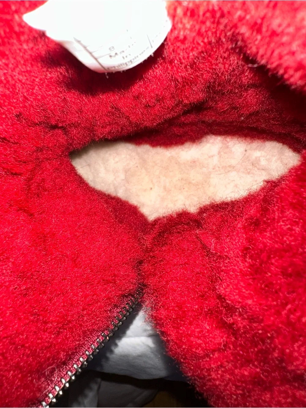 UGG Red Suede Mid-Calf Winter Boots with Side Zip